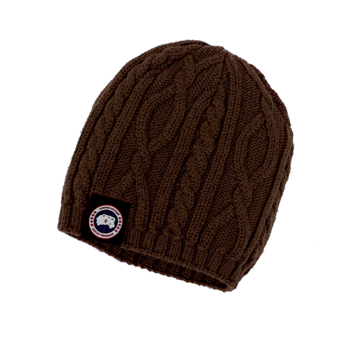 Canada Goose Unisex Merino Cable-Knit Beanie CARIBOU