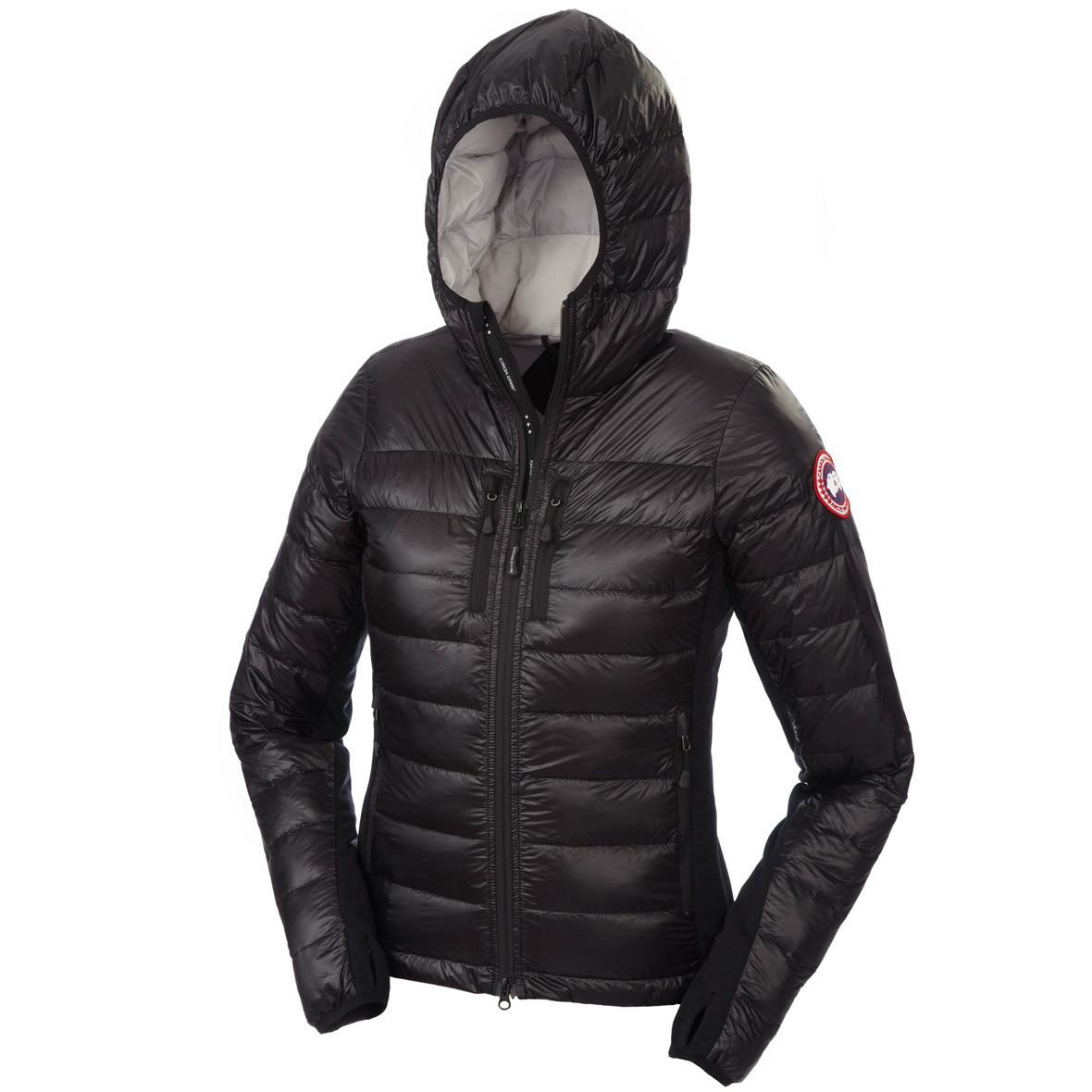 Canada Goose Hybridge Lite Hoody Jacket BLACK For Women