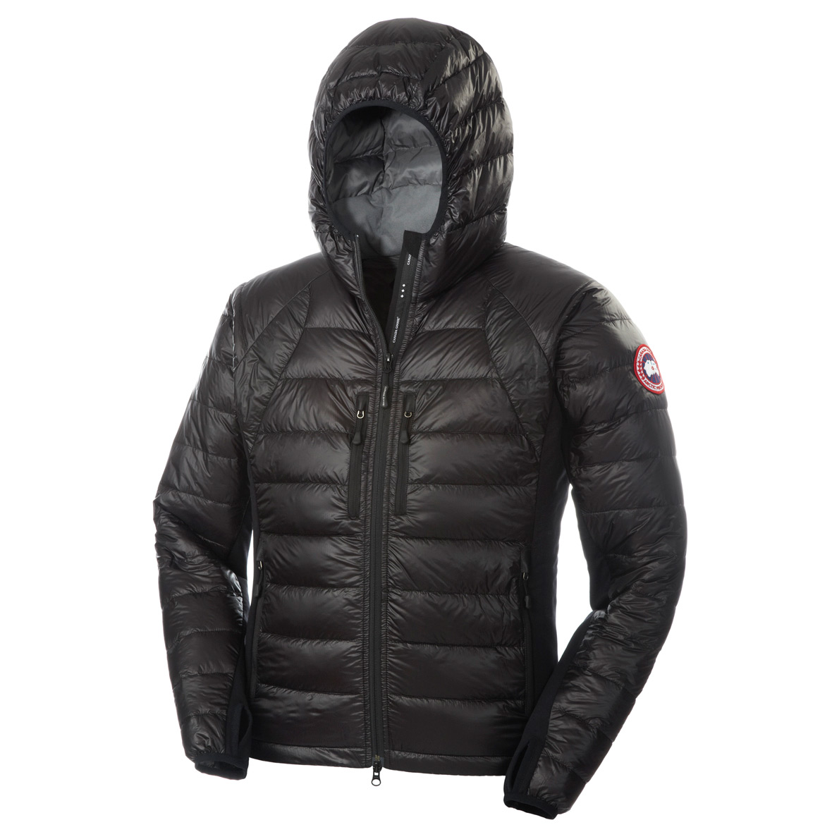 Canada Goose Hybridge Lite Hoodie Jacket BLACK For Men