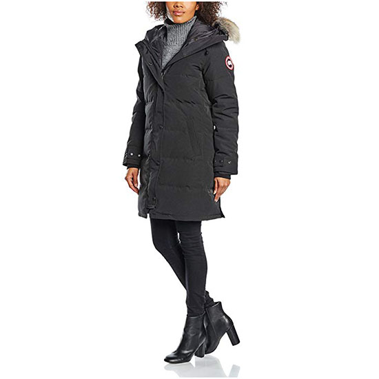 Canada Goose Womens Shelburne Parka Coat Black