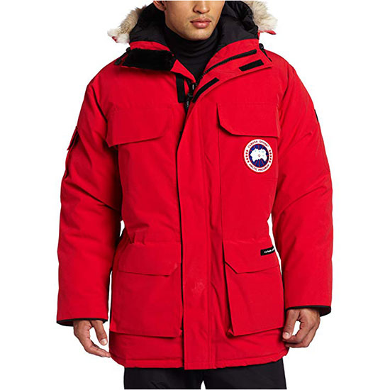 Canada Goose Mens Expedition Parka Coat Red